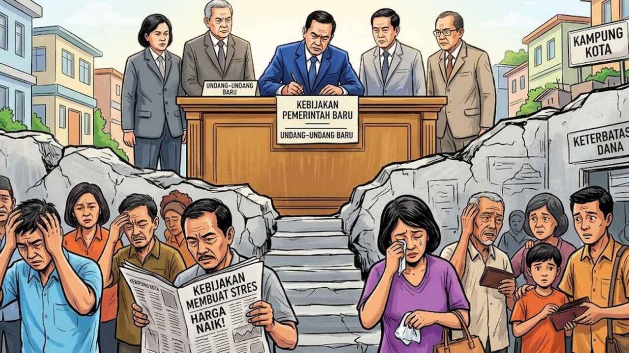 Kebijakan Pemerintah Jangan Bikin Rakyat Stres