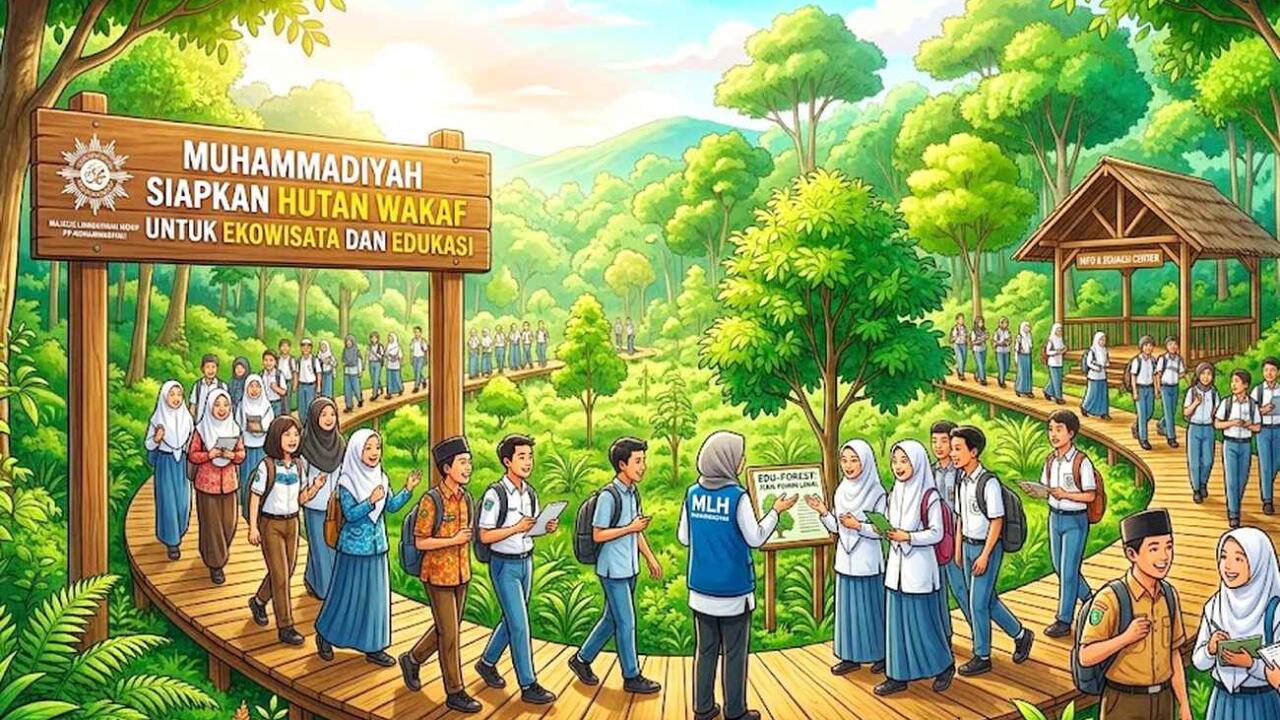 Muhammadiyah Siapkan Hutan Wakaf untuk Ekowisata dan Edukasi