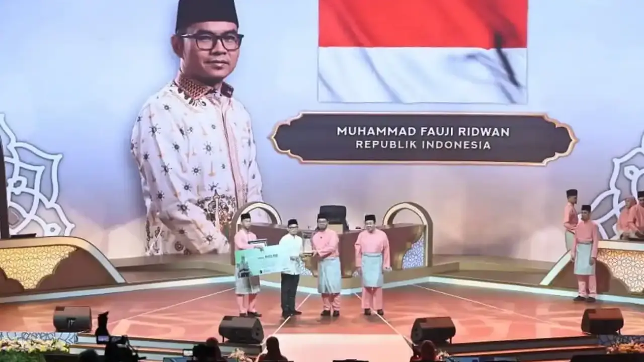 Qari Indonesia Muhammad Fauji Ridwan Sabet Juara Dunia Tilawah di Malaysia