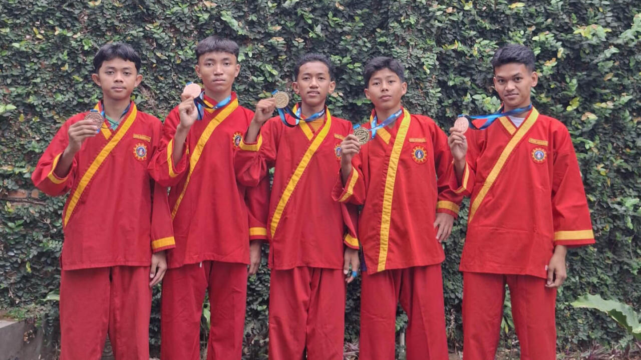 Siswa SMK Mutu Gondanglegi Malang Raih 5 Medali di Ajang Kejuaraan Pencak Silat Batu Championship III