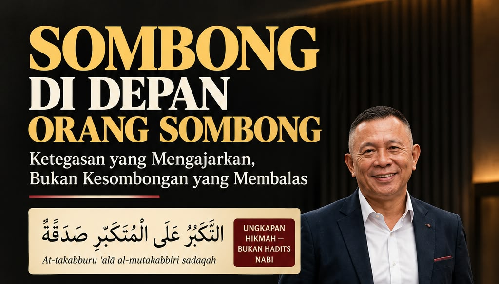 Sombong kepada Orang Sombong: Pelajaran agar Ia Tidak Merasa Paling Tinggi