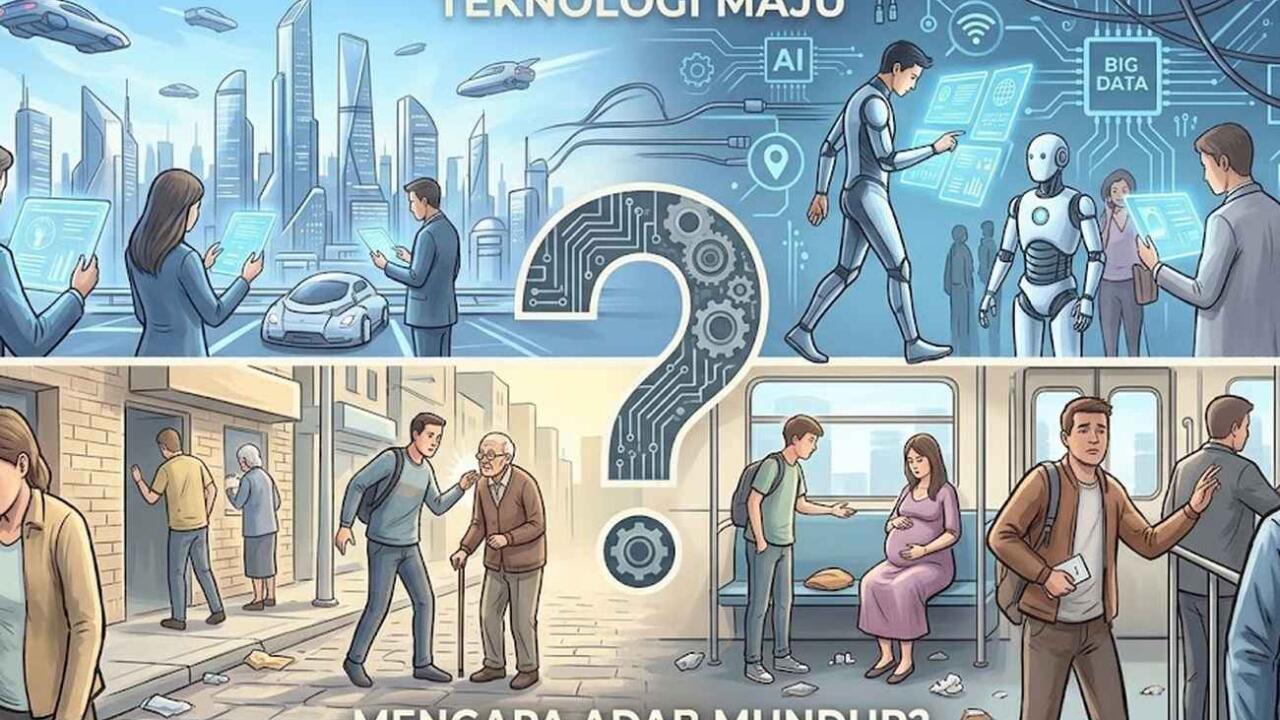 Teknologi Maju, Mengapa Adab Mundur?